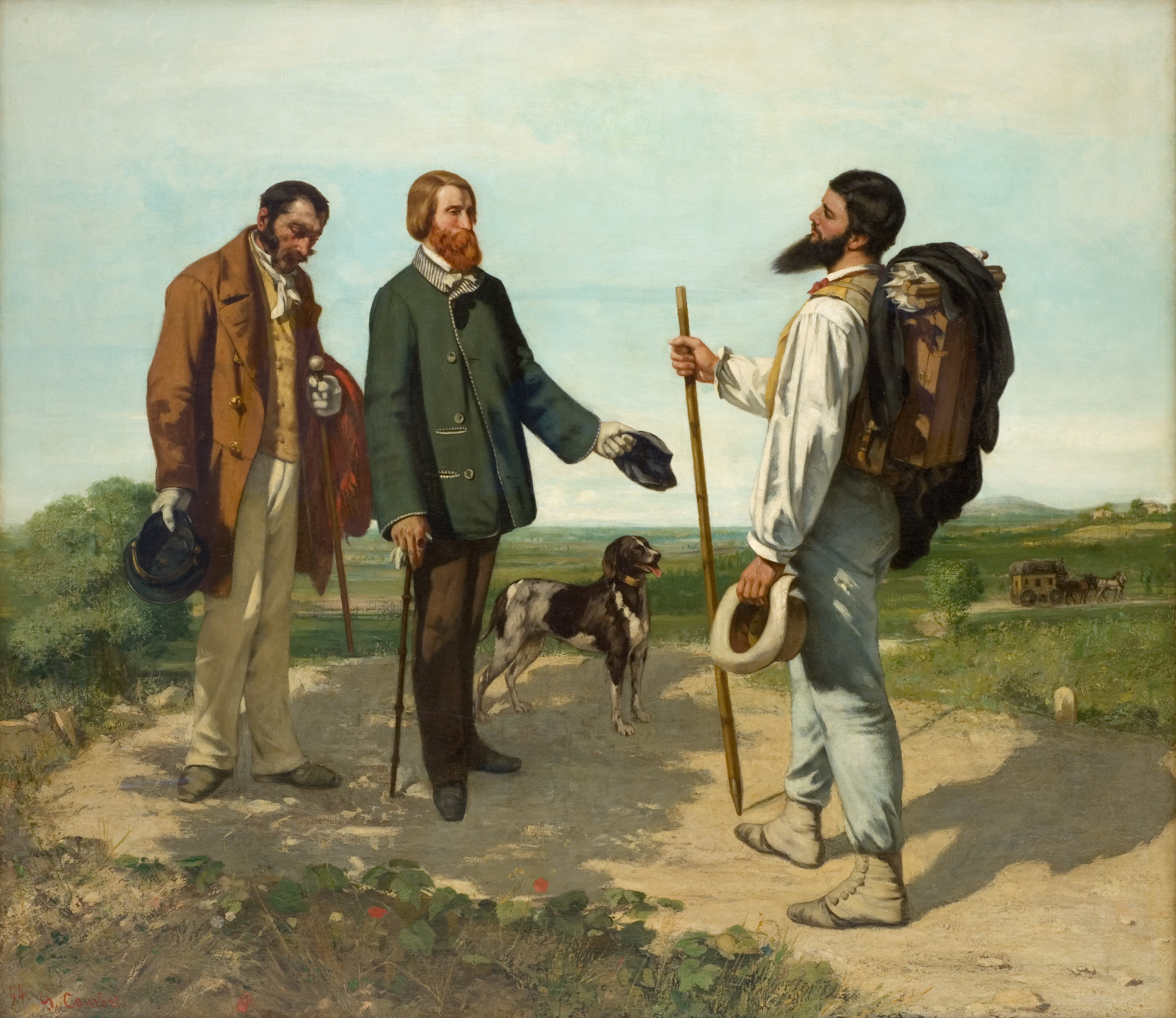 Bonjour Monsieur Courbet (Gustave Courbet)